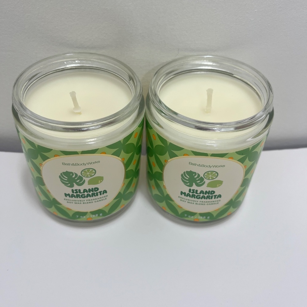 2× Bath & Body Works Island Margarita Single‑Wick Candles – New Unused - Picture 4 of 4